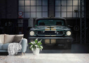 3D Ford Mustang Garage Wall Mural Wallpaper GD 1799- Jess Art Decoration