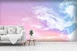 3D Abstract White Clouds Purple Wall Mural Wallpaper 22- Jess Art Decoration