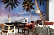 3D Tropical Palm Tree Coconut Tree Wall Mural Wallpaper 106- Jess Art Decoration
