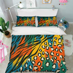 3D Abstract Colorful Pattern Quilt Cover Set Bedding Set Pillowcases 74- Jess Art Decoration