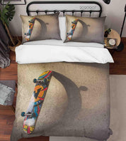 3D Pexels Sports Colorful Cool Skateboard Quilt Cover Set Bedding Set Duvet Cover Pillowcases LXL- Jess Art Decoration