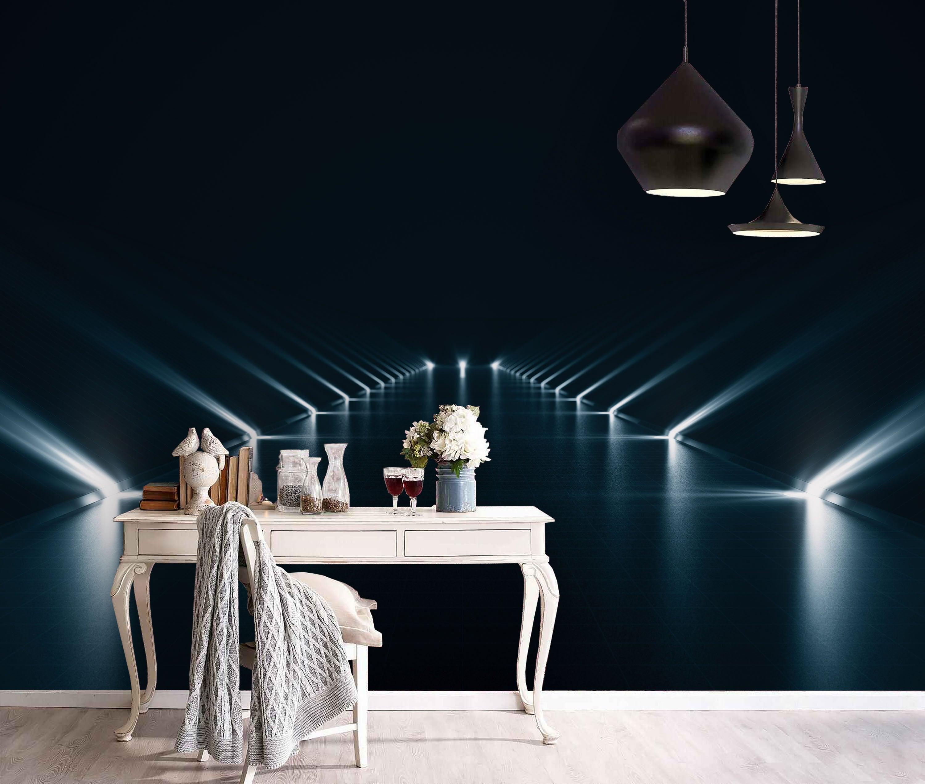 3D Black Light Wall Mural Wallpaper 59- Jess Art Decoration