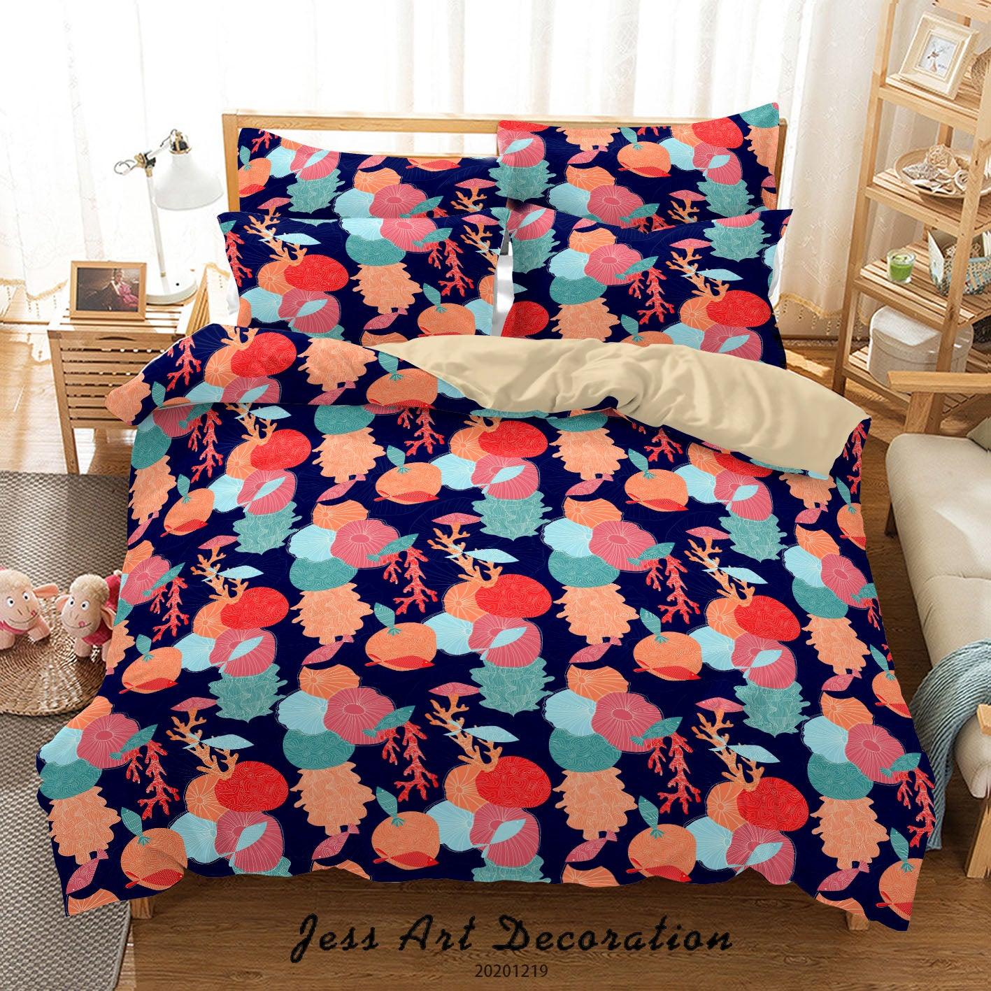 3D Abstract Color Pattern Quilt Cover Set Bedding Set Duvet Cover Pillowcases 47- Jess Art Decoration