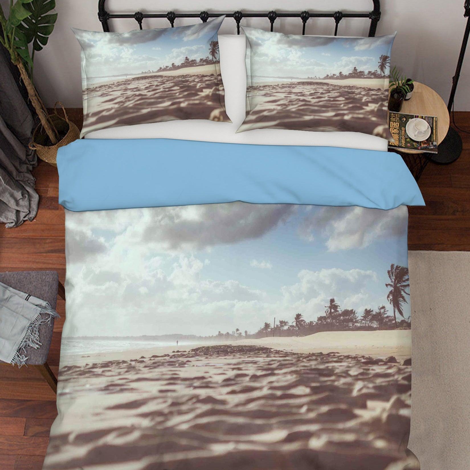 3D  Tropical Seaside Beach Scenery Quilt Cover Set Bedding Set Pillowcases  75- Jess Art Decoration