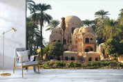 3D Egypt Temple Nature Scenery Wall Mural Wallpaper SWW4020- Jess Art Decoration