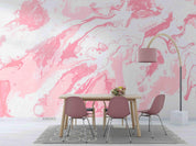3D Abstract Pink Marble Texture Wall Mural Wallpaper LQH 268- Jess Art Decoration