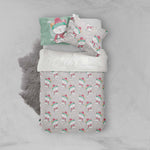 3D Grey Cat Kitty Quilt Cover Set Bedding Set Pillowcases 48- Jess Art Decoration