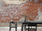 3D Red Brick Wall Texture Wall Mural Wallpaper LQH 749- Jess Art Decoration