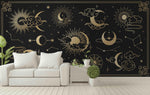 3D sun moon cloud totem wall mural wallpaper 52- Jess Art Decoration
