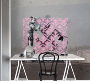 3D Banksy Graffiti Wall Mural Wallpaper SF23- Jess Art Decoration
