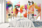 3D Woman Pattern Wall Mural Wallpaper 12- Jess Art Decoration