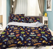 3D Cartoon Boxing Fight Quilt Cover Set Bedding Set Duvet Cover Pillowcases 51- Jess Art Decoration