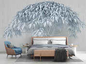 3D Tree Leaves Pattern Wall Mural Wallpaper WJ 5221- Jess Art Decoration