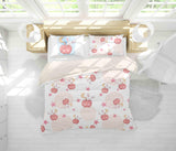 3D White Red Moon Star Rabbit Apple Quilt Cover Set Bedding Set Pillowcases 100- Jess Art Decoration