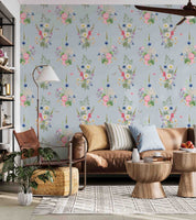 3D Watercolor Summer Floral Wall Mural Wallpaper GD 1715- Jess Art Decoration