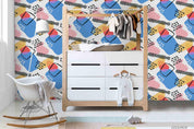 3D Abstract Color Pattern Wall Mural Wallpaper LQH 128- Jess Art Decoration