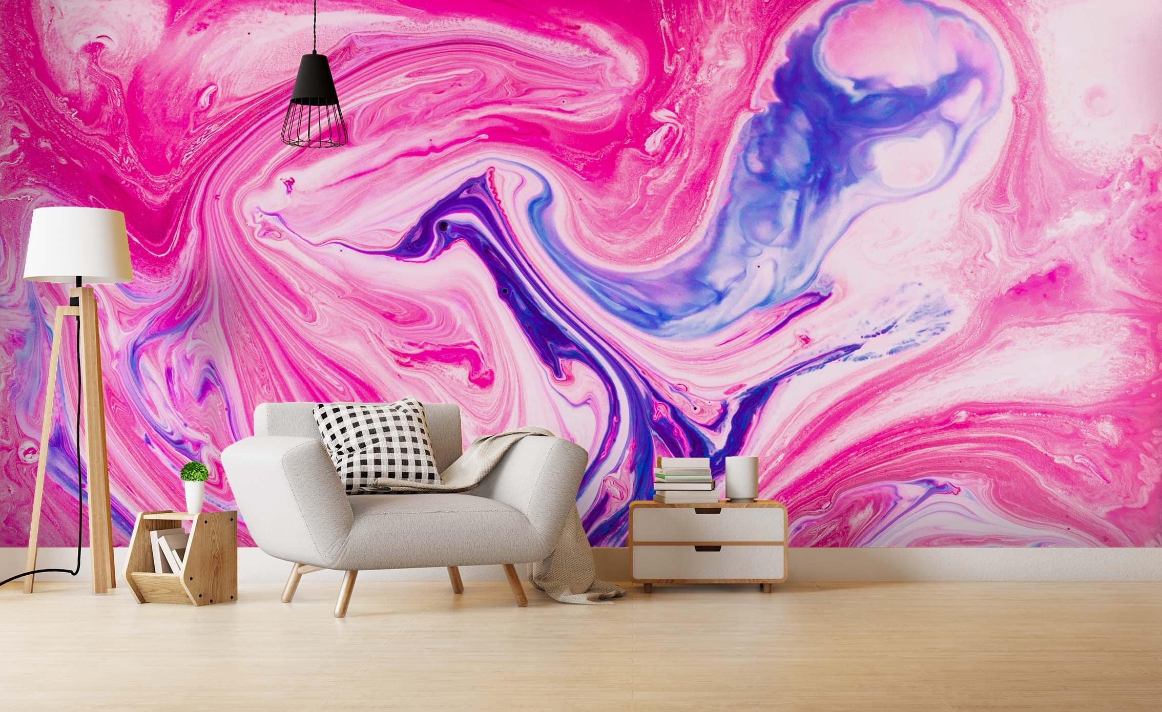 3D Abstract Pink Pattern Wall Mural Wallpaper 111 LQH- Jess Art Decoration