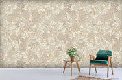 3D Hand Drawn Elegant Floral Leaves Plant Background Wall Mural Wallpaper LXL- Jess Art Decoration