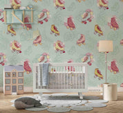 3D Hand Drawn Roller Skates Wall Mural Wallpaper LQH 62- Jess Art Decoration
