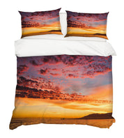 3D Sunset Grassland Quilt Cover Set Bedding Set Pillowcases 80- Jess Art Decoration