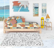 3D Funny Illustration Art Doodle Non-Slip Rug Mat 113- Jess Art Decoration