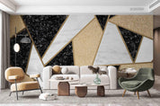 3D Mosaic Marble Tiles Geometry Background Wall Mural Wallpaper SWW537- Jess Art Decoration