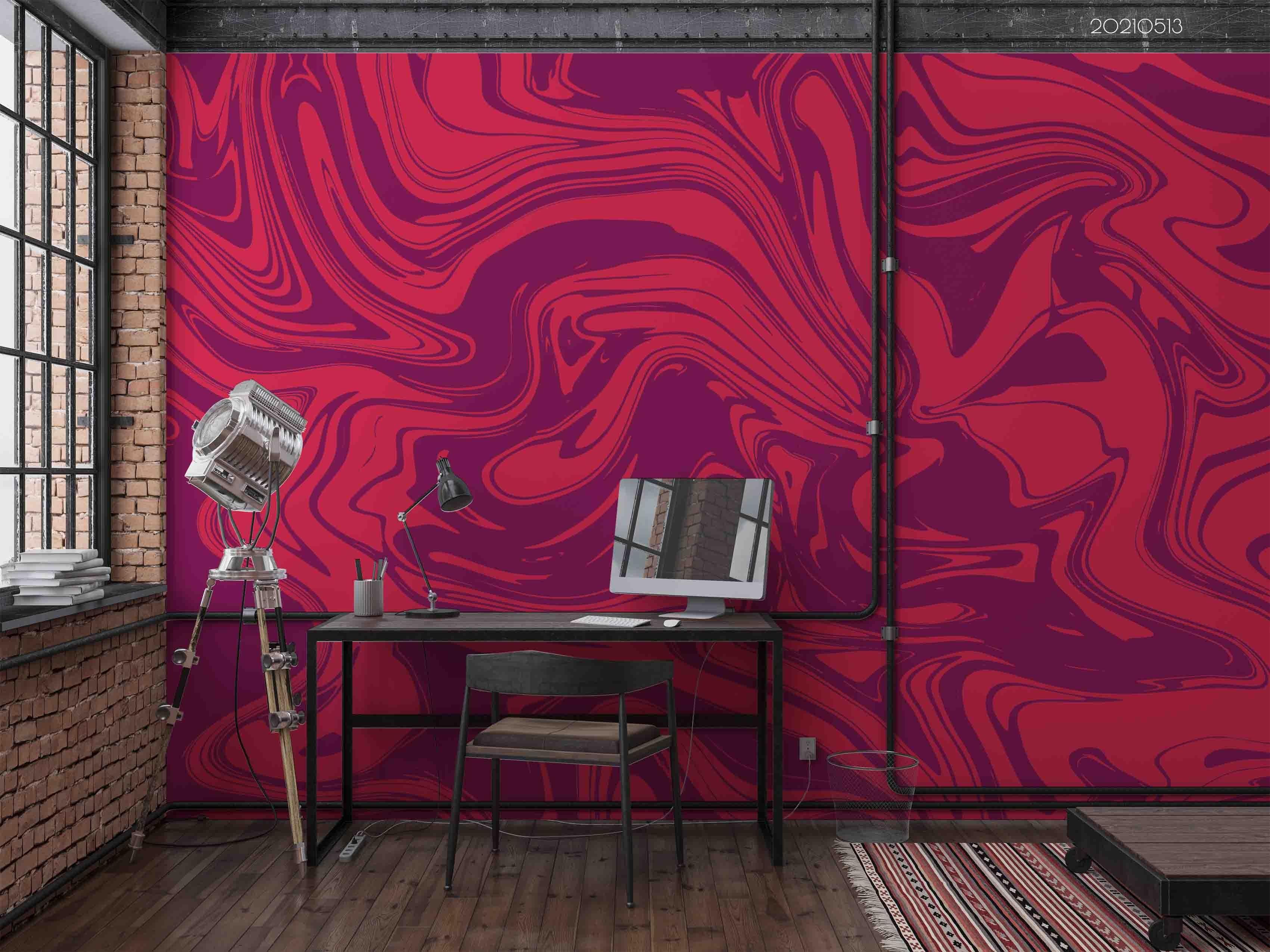 3D Abstract Colorful Marble Texture Wall Mural Wallpaper LQH 185- Jess Art Decoration