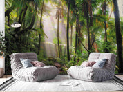 3D Forest Sunbeam Plant Leaf Wall Mural Wallpaper GD 2733- Jess Art Decoration