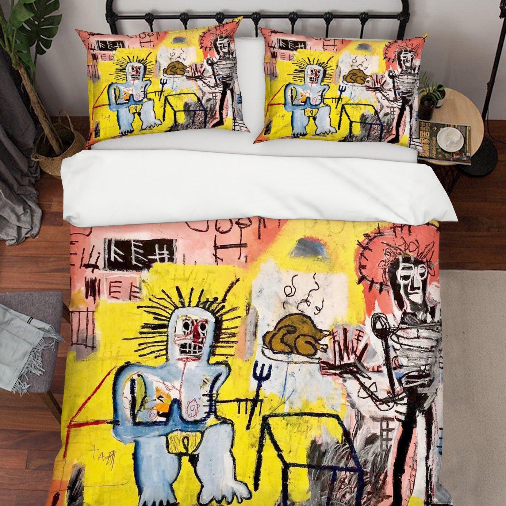 3D Abstract Colorful Figure Quilt Cover Set Bedding Set Duvet Cover Pillowcases LXL- Jess Art Decoration