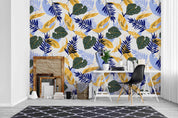 3D Delicate Colorful Leaves Wall Mural Wallpaper LXL 30- Jess Art Decoration