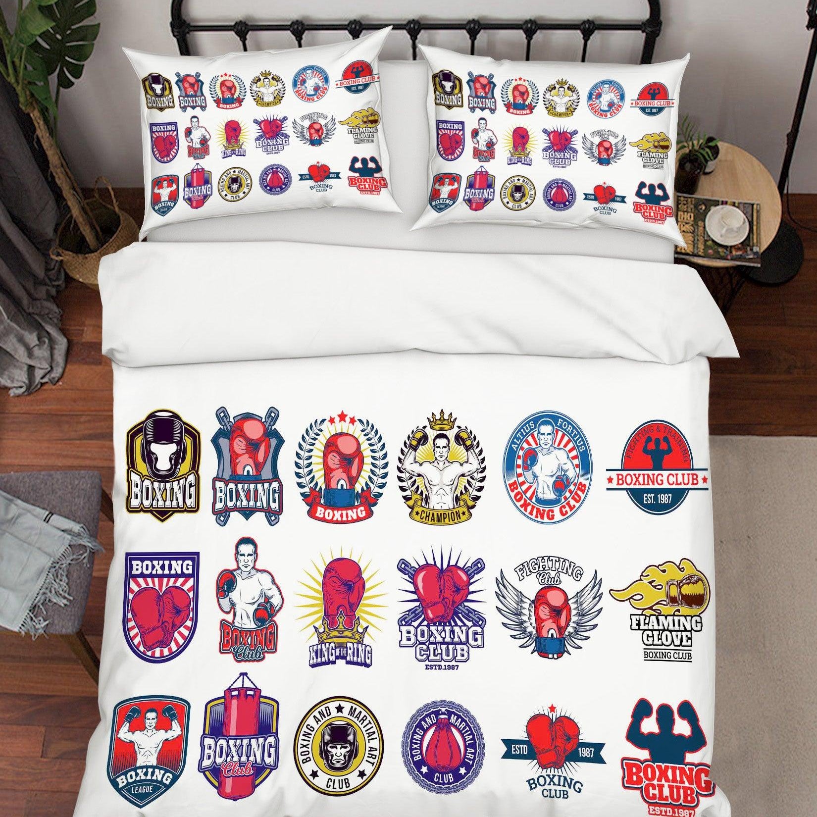 3D White Medal Pattern Quilt Cover Set Bedding Set Pillowcases 25- Jess Art Decoration