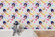 3D Cartoon Mermaid Shell Wall Mural Wallpaper LQH 257- Jess Art Decoration