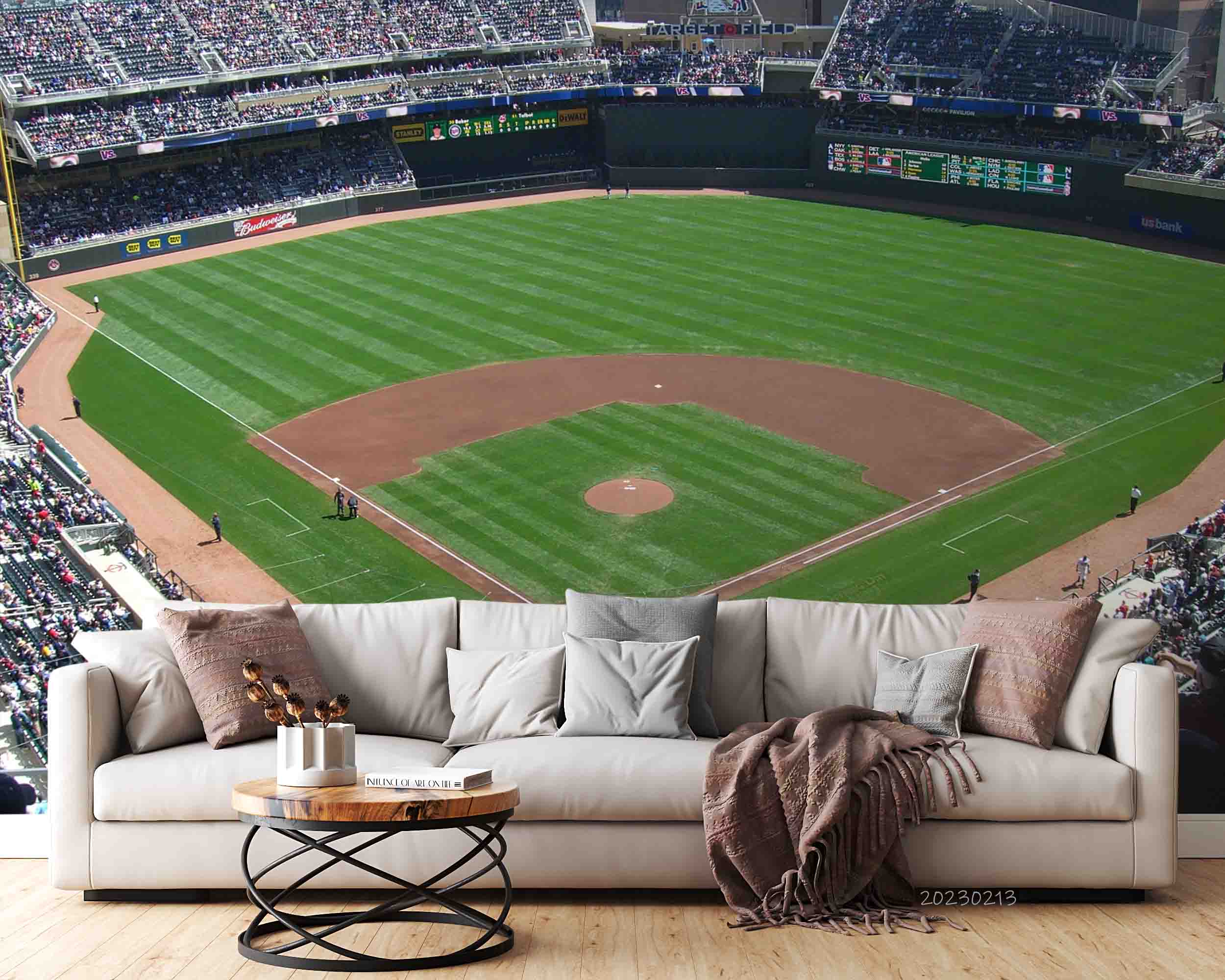 3D New Target Field Wall Mural Wallpaper GD 1544- Jess Art Decoration