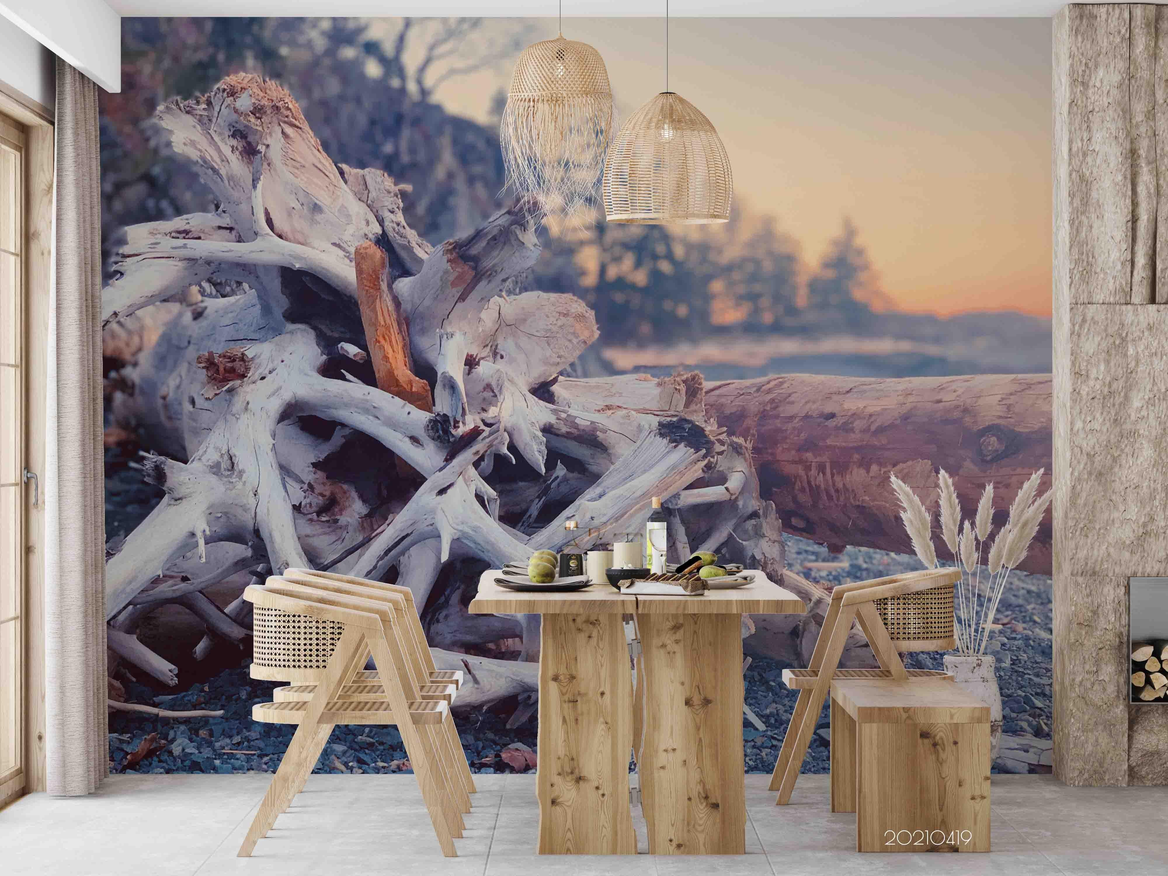 3D Dead Branch Wall Mural Wallpaper LQH 698- Jess Art Decoration