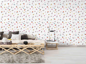 3D Hand Drawn Colorful Floral Wall Mural Wallpaper LQH 272- Jess Art Decoration