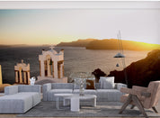 3D Coastal Landscape Sunset Sea Wall Mural Wallpaper GD 2829- Jess Art Decoration