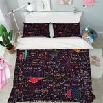 3D Mathematical Formula Quilt Cover Set Bedding Set Pillowcases 38- Jess Art Decoration