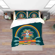 3D Abstract Colorful People Rainbow Quilt Cover Set Bedding Set Duvet Cover Pillowcases 282- Jess Art Decoration