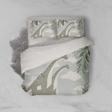3D Dinosaur Clouds Leaves Quilt Cover Set Bedding Set Pillowcases 18- Jess Art Decoration