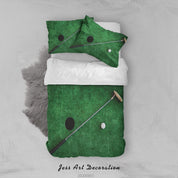 3D Golf Course Quilt Cover Set Bedding Set Duvet Cover Pillowcases LXL 304- Jess Art Decoration
