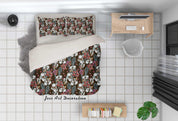 3D Leaves Flowers Pattern Quilt Cover Set Bedding Set Duvet Cover Pillowcases WJ 1595- Jess Art Decoration