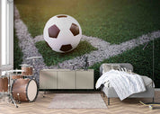 3D Soccer White Line Stadium Wall Mural Wallpaper GD 2508- Jess Art Decoration