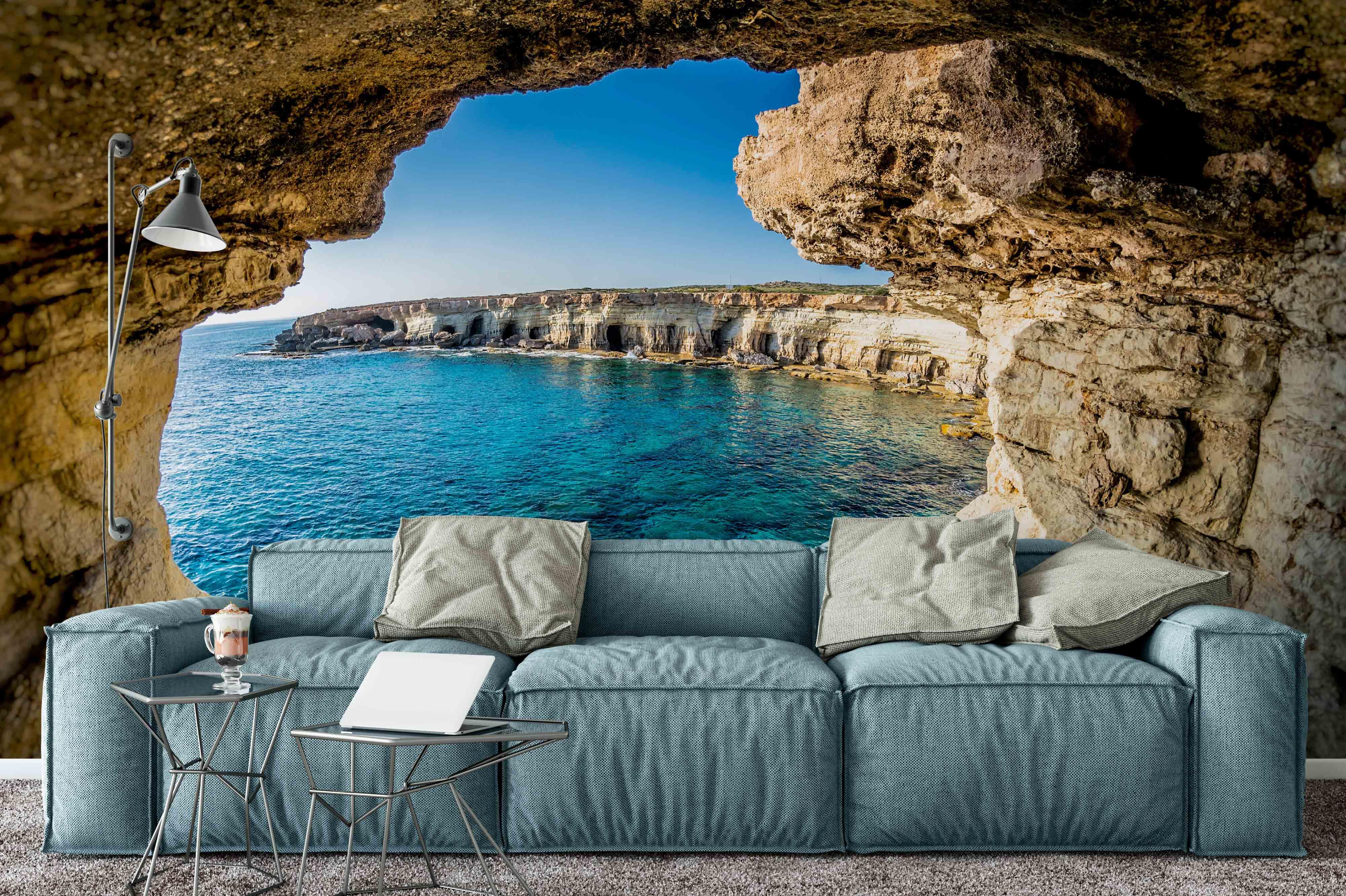 3D Sea Coastal Wall Mural Wallpaper 150- Jess Art Decoration