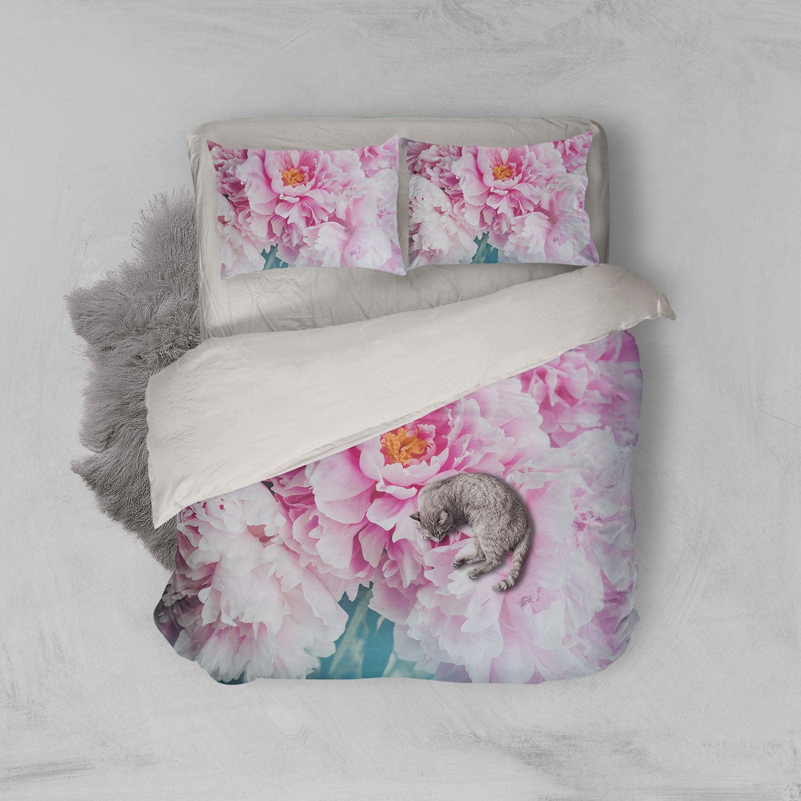 3D Color Flowers Quilt Cover Set Bedding Set Pillowcases 52- Jess Art Decoration