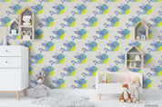 3D Hand Drawn Leaves Flower Animal Pattern Wall Mural Wallpaper WJ 9422- Jess Art Decoration