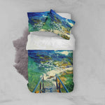 3D Green Sea Quilt Cover Set Bedding Set Pillowcases 58- Jess Art Decoration