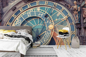 3D blue dial wall mural wallpaper 36- Jess Art Decoration
