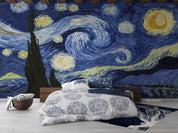 3D Oil Painting Van Gogh Starry Sky Wall Mural Wallpaper 5071- Jess Art Decoration