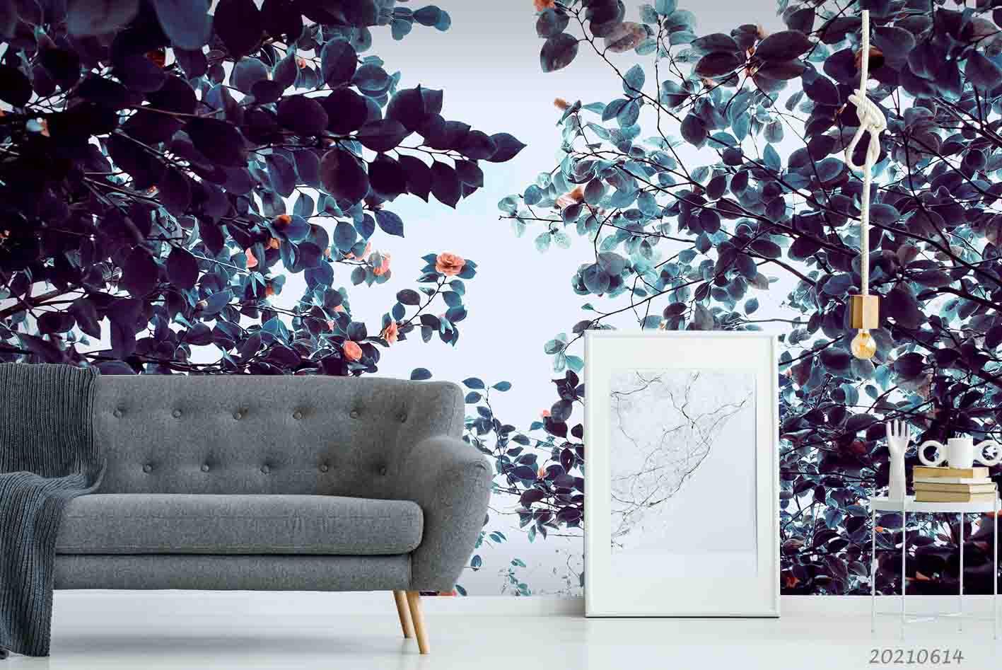3D Tree  Blossom Floral  Wall Mural Wallpaper SWW2433- Jess Art Decoration