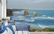 3D Sea Coastline Landscape Wall Mural Wallpaper LQH 235- Jess Art Decoration